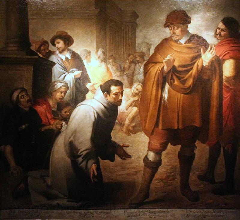 Bartolome Esteban Murillo San Salvador de Horta et lInquisiteur Aragon Spain oil painting art